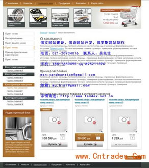 臨夏專業俄文網站建設與開發指南